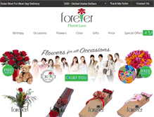 Tablet Screenshot of forever-florist-laos.com
